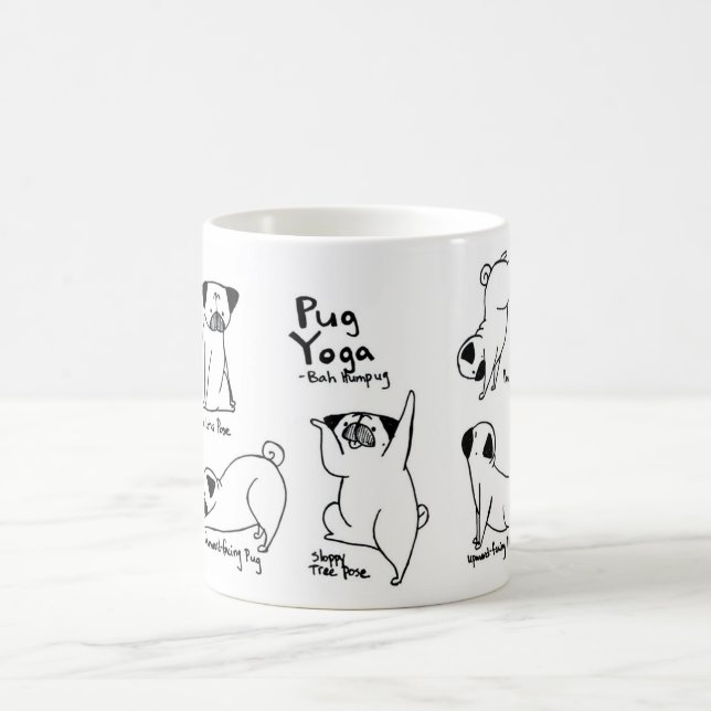 MopsYoga Kaffemugg (Center)