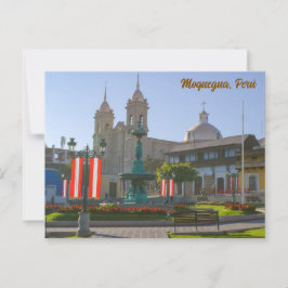 Moquegua, Perú, Plaza de Armas Vykort