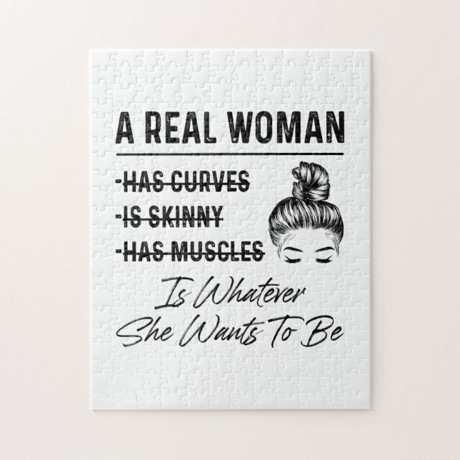 Mor A Real Woman Birthday Pussel (Vertikal)
