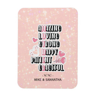 Mor Acronym BLOMMIGT Mors dag Gift Magnet