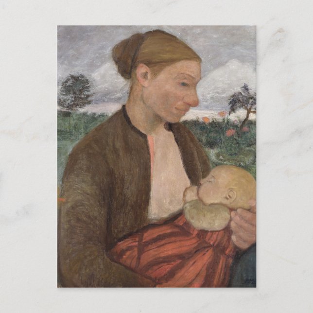 Mor and Child, 1903 Vykort (Framsida)