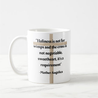 Mor Angelica Holiness Quote Kaffemugg