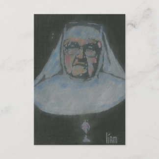 Mor Angelicas Prayer Card Tack Kort