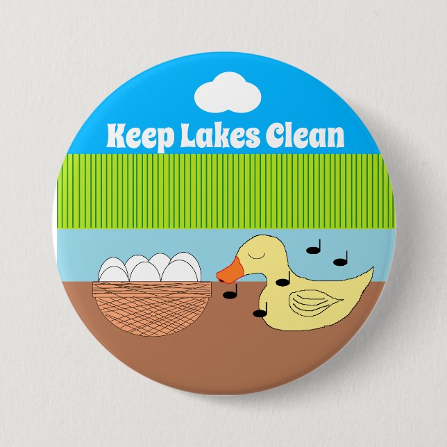 Mor Anka sjunger på sina ägg Knapp (Framsida)