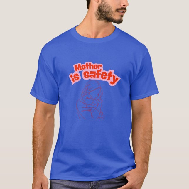 Mor är säkerhetsvänner t shirt (Framsida)