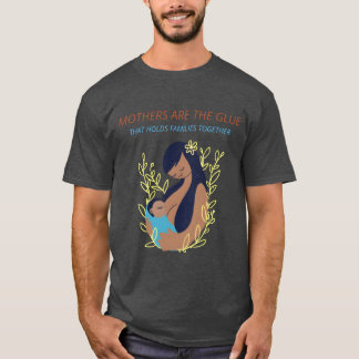 Mor Arehe Gluehat Holds FamiliesoTillsammans-gåva T Shirt