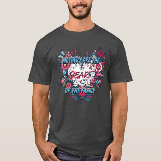 Mor Arehe Heart of Family roligt T Shirt
