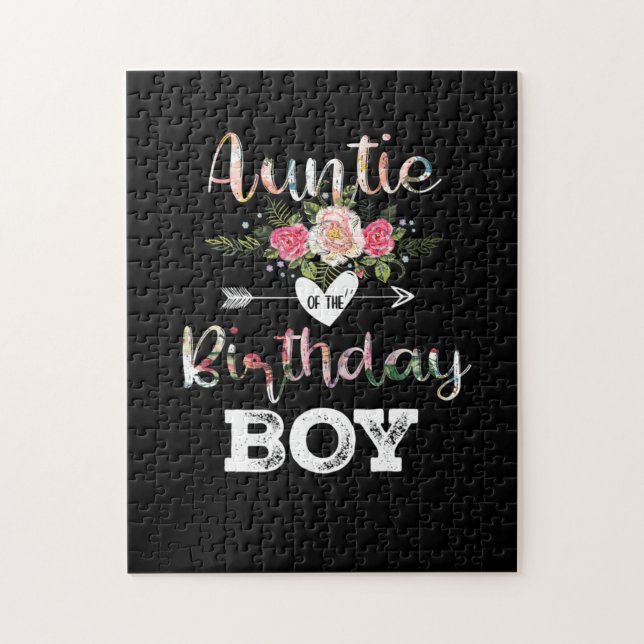 Mor Art Auntie of a Birthday Boy Pussel (Vertikal)