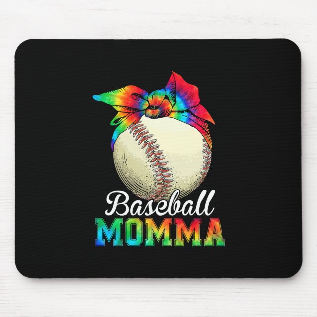 Mor Art Baseball Momma Birthday Musmatta (Framsidan)