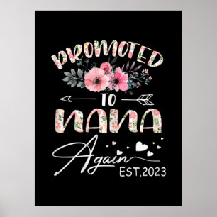 Mor Art Befordrad till Nana 2023 års Blommigt Poster