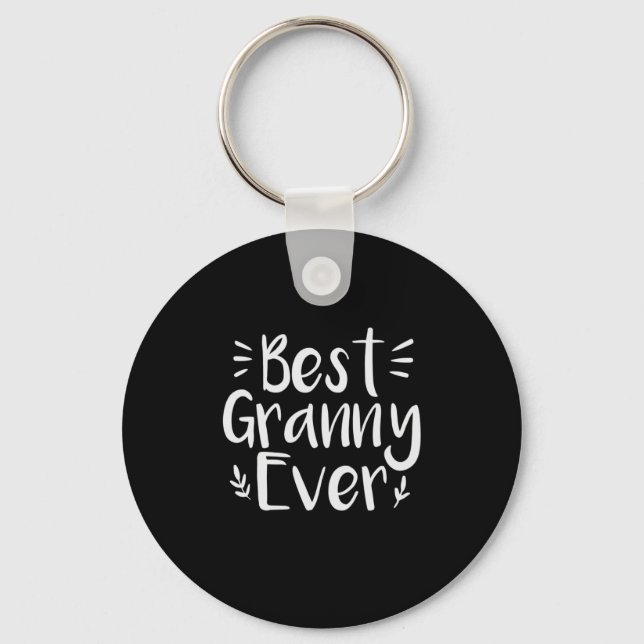 Mor Art Best Granny nånsin Nyckelring (Framsida)