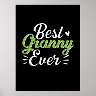Mor Art Best Granny nånsin Poster