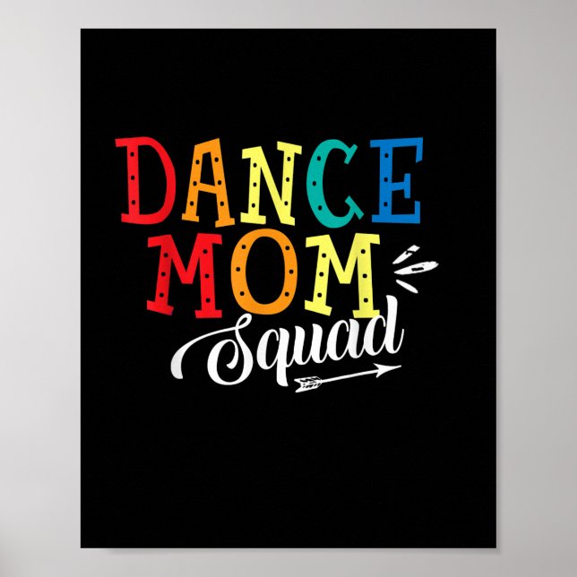 Mor Art Dance Mamma Squad Birthday Poster (Framsidan)
