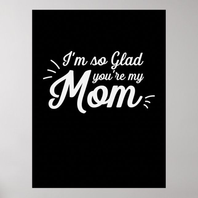 Mor Art du är min Mamma Poster (Framsidan)
