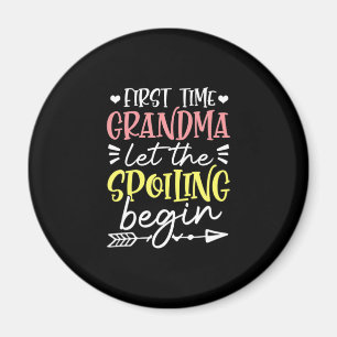 Mor Art Första gången Grandma Birthday Magnet