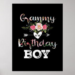 Mor Art Grammy of a Birthday Boy Birthday Poster