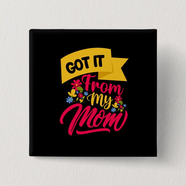 Mor Art Har den från min Mamma Knapp (Framsida)