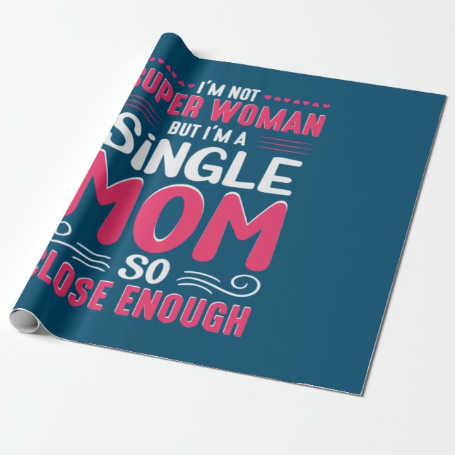 Mor Art I är ett enda Mamma Presentpapper (Utrullad)