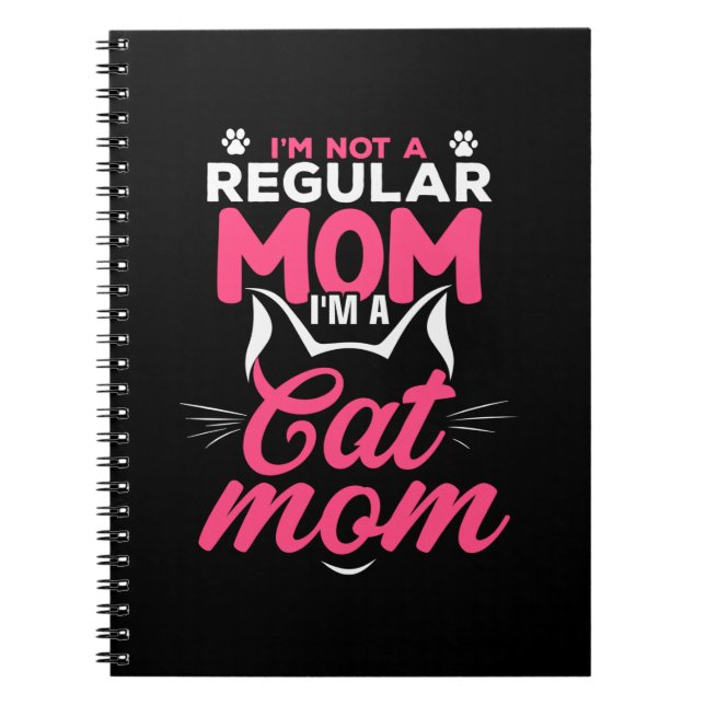 Mor Art I är ett kattdjur Mamma Anteckningsbok (Framsidan)