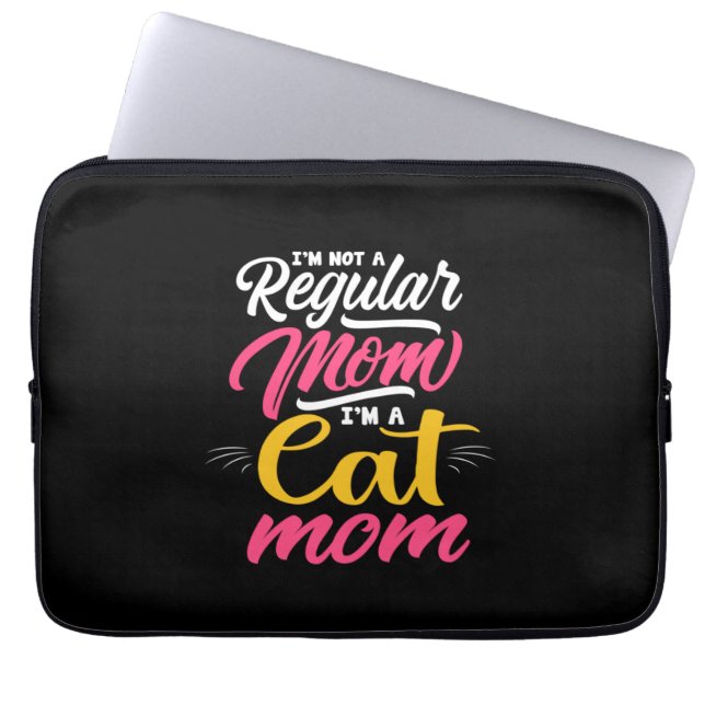 Mor Art I är ett kattdjur Mamma Laptop Fodral (Framsidan)