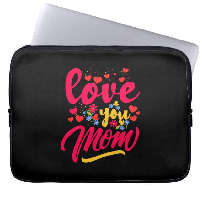 Mor Art Kärlek You Mamma Laptop Fodral (Framsidan)