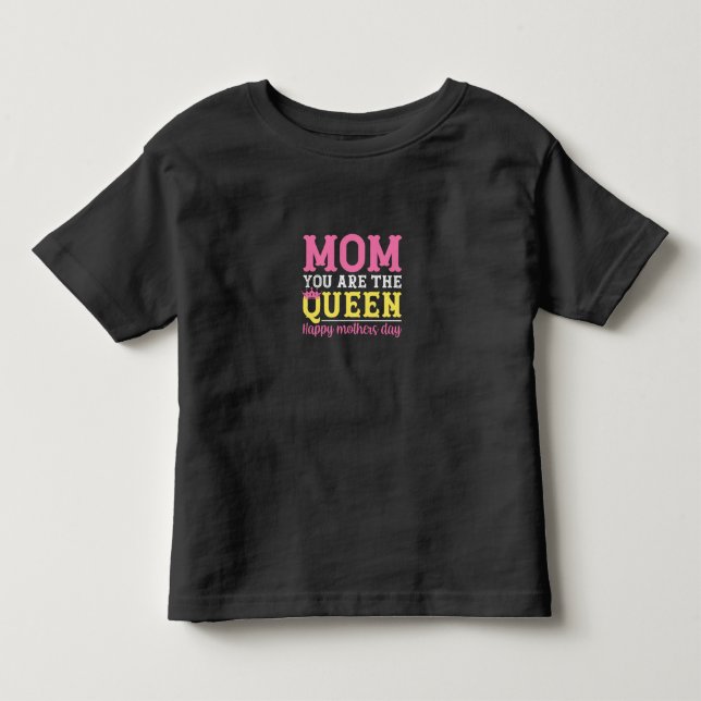 Mor Art Mamma du är drottning T Shirt (Framsida)