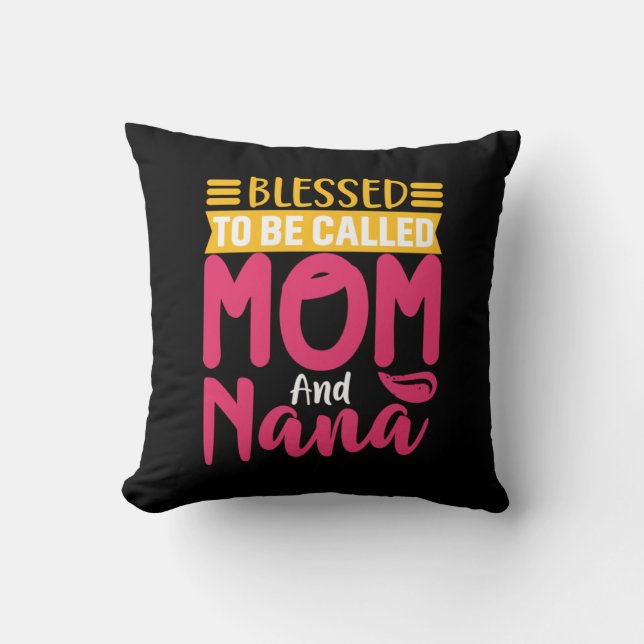 Mor art Mamma och Nana Kudde (Framsida)