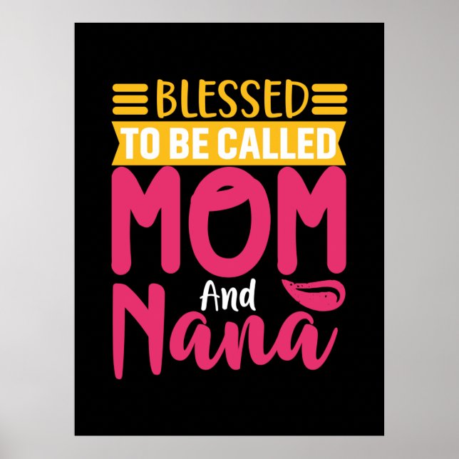 Mor art Mamma och Nana Poster (Framsidan)