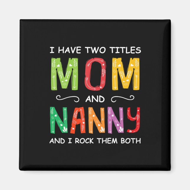 Mor Art | Mamma och nanny i Sten Magnet (Framsidan)
