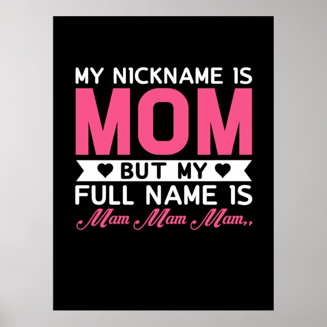 Mor Art mitt smeknamn är Mamma Poster (Framsidan)