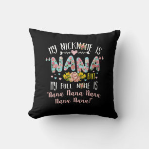 Mor Art   Mitt smeknamn är Nana Birthday Kudde