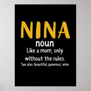 Mor Art Nina Definition Poster