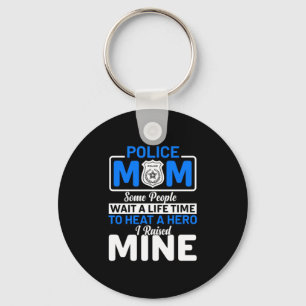 Mor Art Proud Police Mamma Nyckelring
