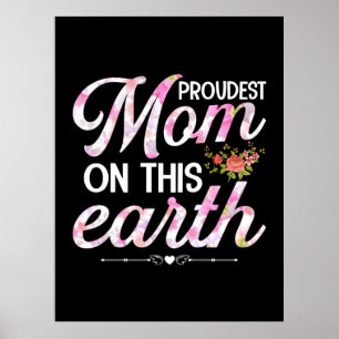 Mor Art stolt Mamma på jorden Poster