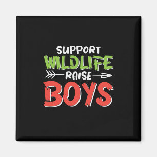 Mor Art Support Wildlife Raise Boys Magnet