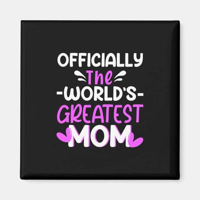 Mor Art Världen Underbarare Mamma Magnet (Framsidan)
