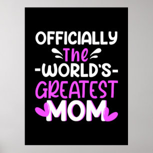 Mor Art Världen Underbarare Mamma Poster