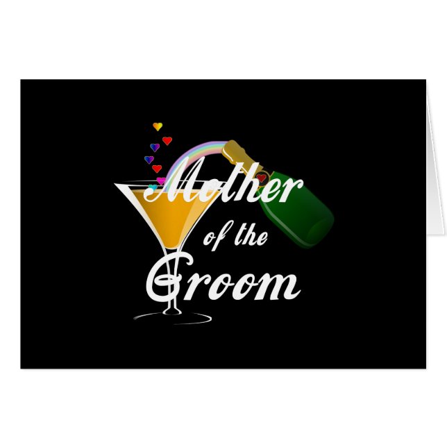 Mor av brudgumchampagnerostat bröd OBS kort (Framsidan Horizontal)