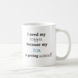 Mor av brudgumgåvan kaffemugg