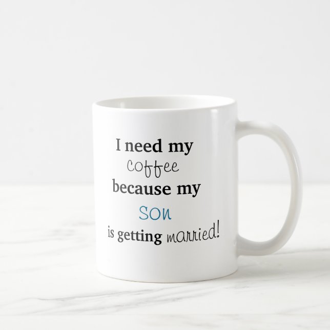 Mor av brudgumgåvan kaffemugg (Höger)