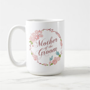 Mor av brudgummen som gifta sig den kaffemugg