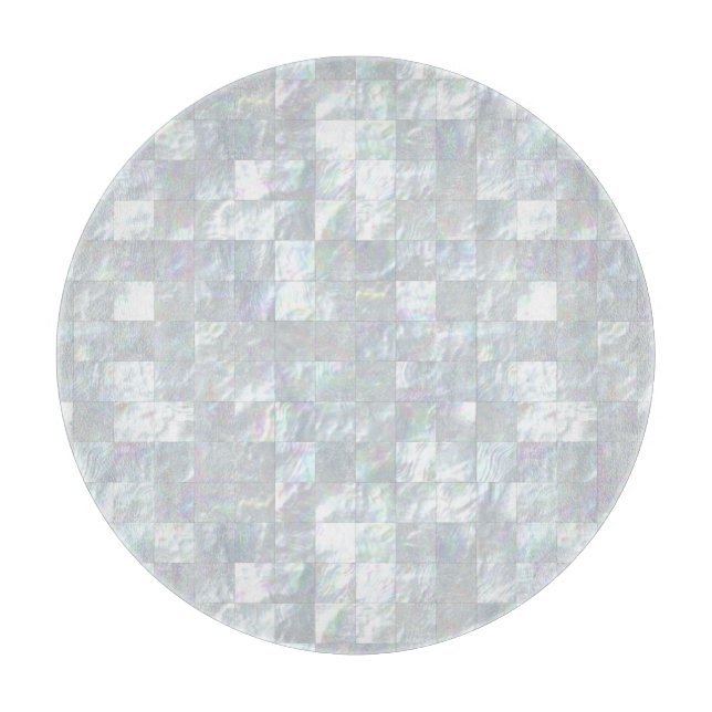 Mor av den pärlemorfärg mosaiken (Framsidan)