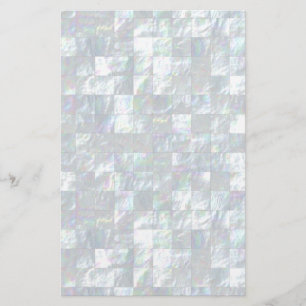 Mor av den pärlemorfärg mosaiken brevpapper