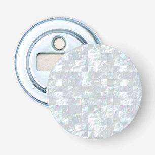 Mor av den pärlemorfärg mosaiken flasköppnare