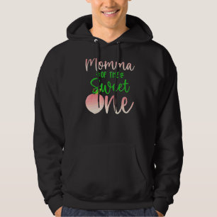 Mor av födelsedag 1 persika 1:a sommarfrukten F Hoodie