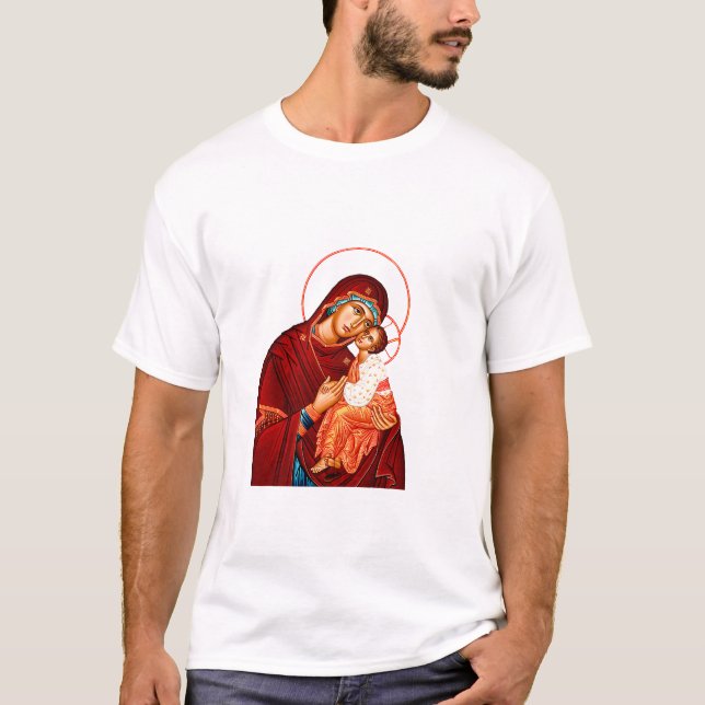 Mor av guds söta kysikon t shirt (Framsida)