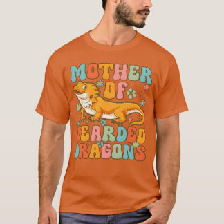 Mor av jordade drakmer Groovy Bearded Dragon T Shirt