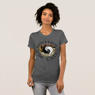 Mor av kattutslagsplatsskjortan t shirt