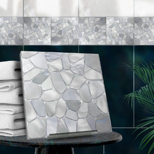 Mor av pärlor - Cellkollage N17 Kakelplatta