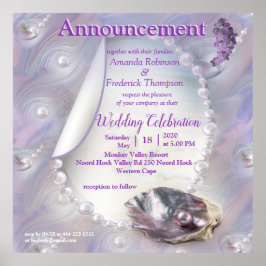 Mor av pärlor som sammanfogats som flytande snurra poster